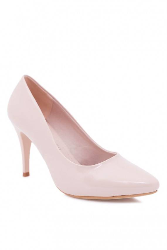 kõrge kontsaga damskie Sergio Leone Laque beeži värvi Greca