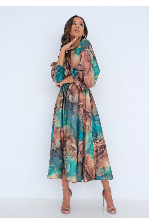 Roheline kleit Green Marble