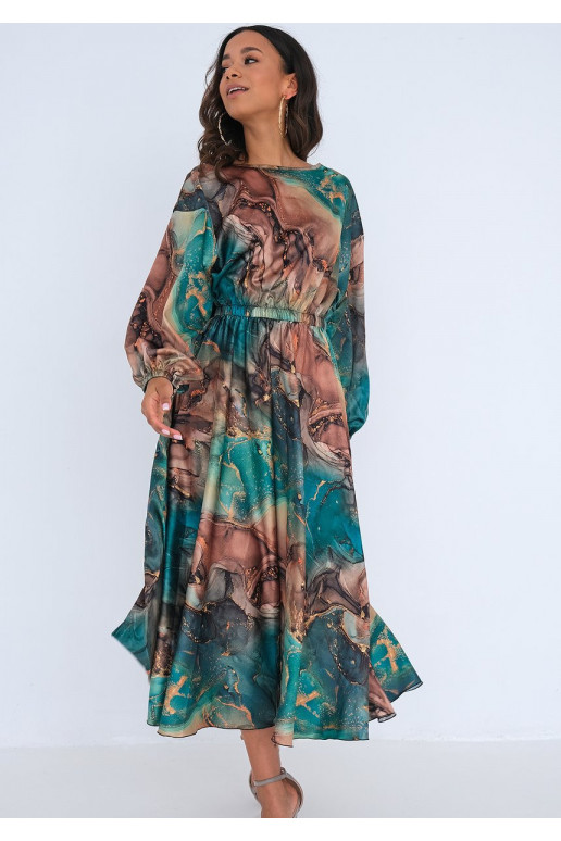 Roheline kleit Green Marble