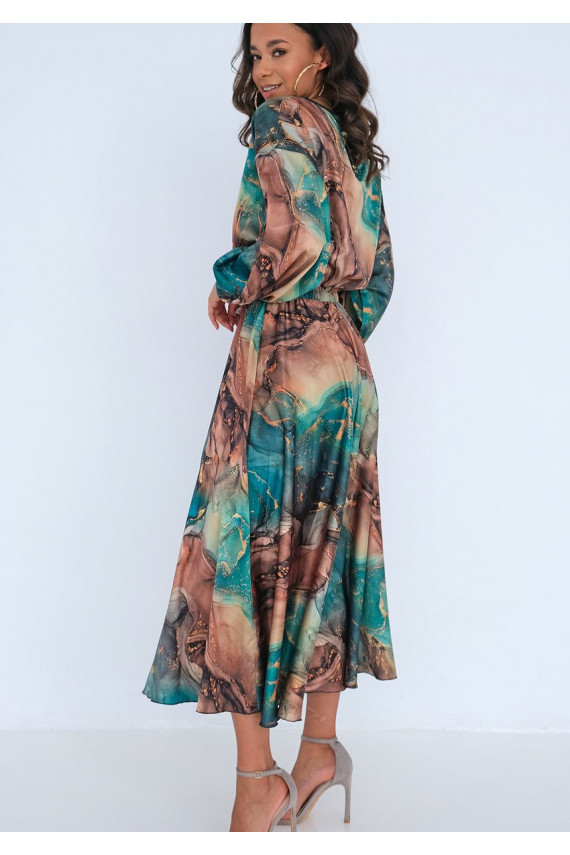 Roheline kleit Green Marble