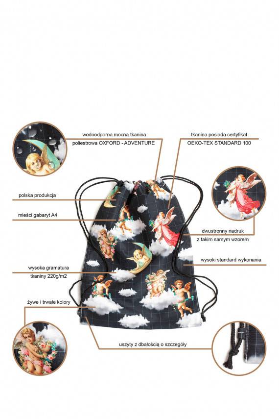 Mini seljakott Holo Flames