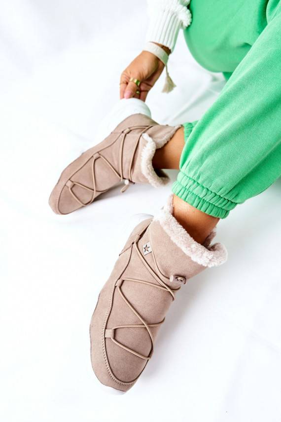 nööpidega lumesaapad voodriga Big Star beeži värvi II274263