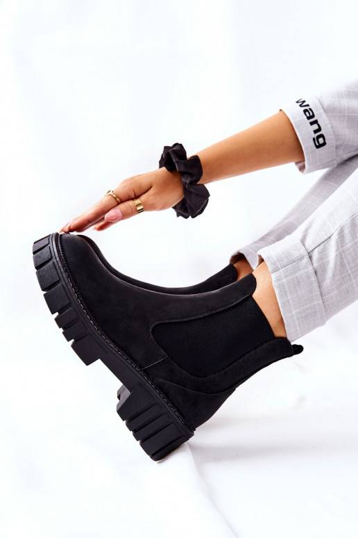 massiivsed saapad jalanõud voodriga Sergio Leone TR761 mustad