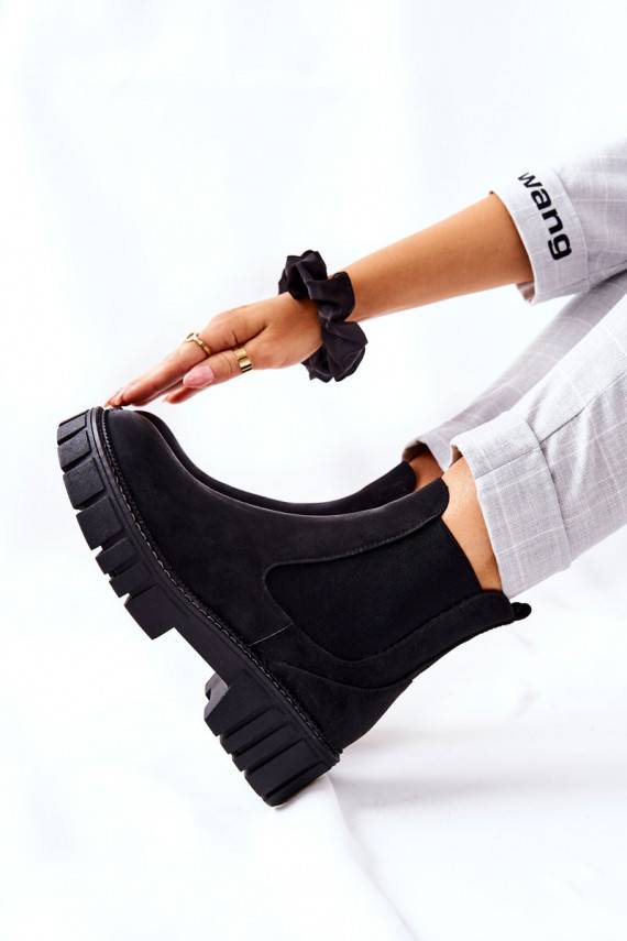 massiivsed saapad jalanõud voodriga Sergio Leone TR761 mustad