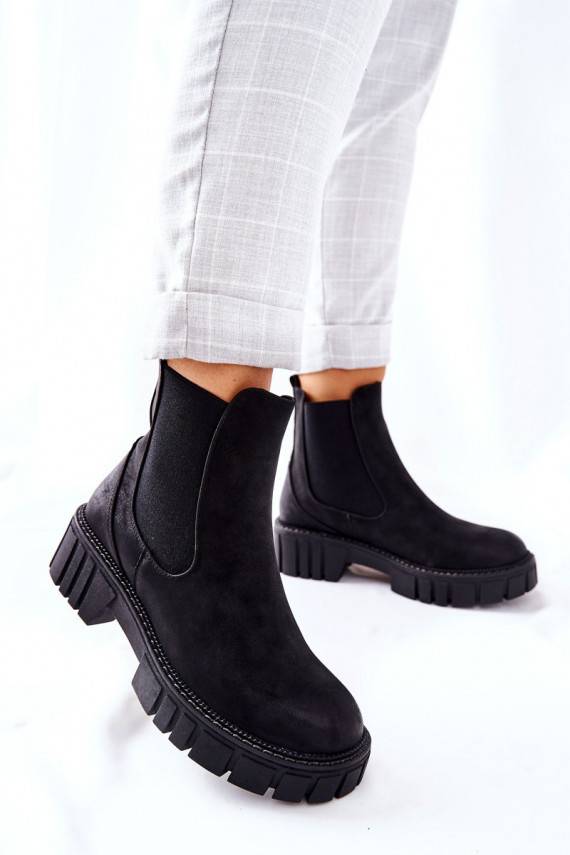 massiivsed saapad jalanõud voodriga Sergio Leone TR761 mustad