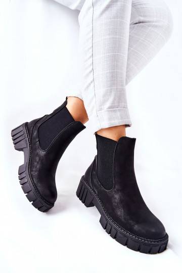 massiivsed saapad jalanõud voodriga Sergio Leone TR761 mustad