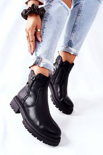 Saapad Z tõmblukugaami mustad Silvan