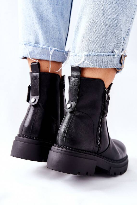 Saapad Z tõmblukugaami mustad Silvan