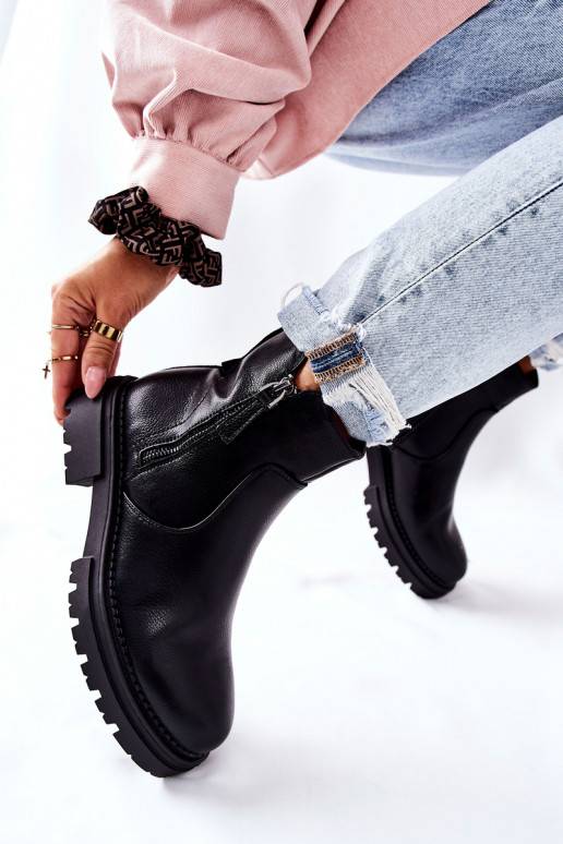 Saapad Z tõmblukugaami mustad Silvan