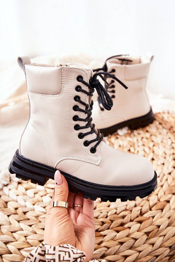 Klassikalise mudeli Laste jalanõud tõmblukuga beeži värvi Clarika