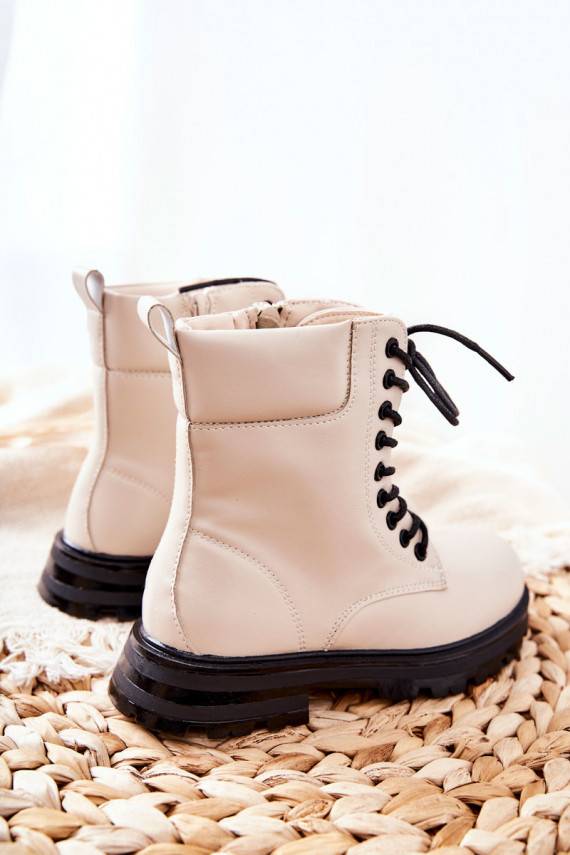 Klassikalise mudeli Laste jalanõud tõmblukuga beeži värvi Clarika