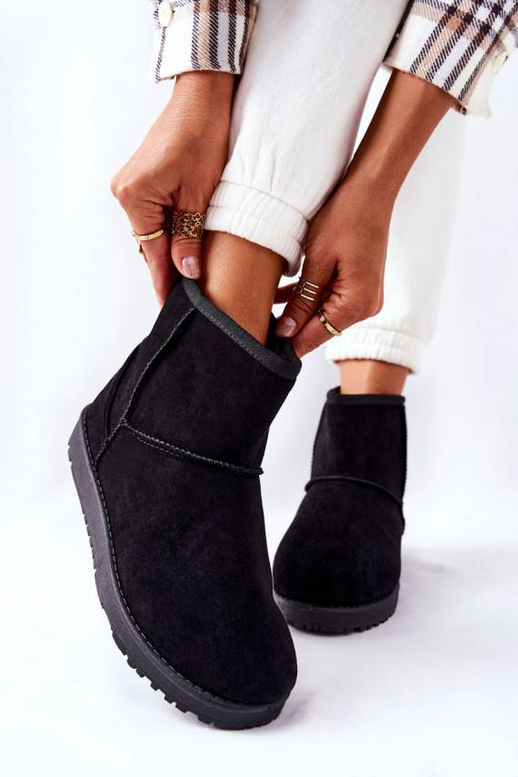 nööpidega lumesaapad voodriga karusnahaga mustad Vicandi