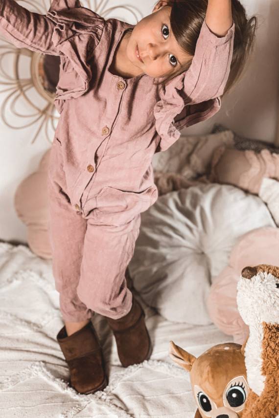 Laste talvesaapad pruunid värvi Gooby