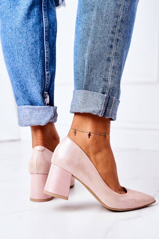 Satiinist Kingad  Shoes 2801 Tumeroosad värvi