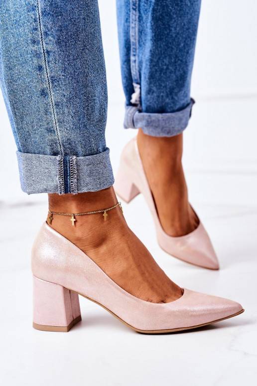 Satiinist Kingad  Shoes 2801 Tumeroosad värvi