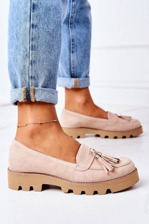 seemisnakhsed Mokassiinid Lewski Shoes 3053 Cappuccino seemisnakhsed Mokassiinid Lewski Shoes 3053 Cappuccino
