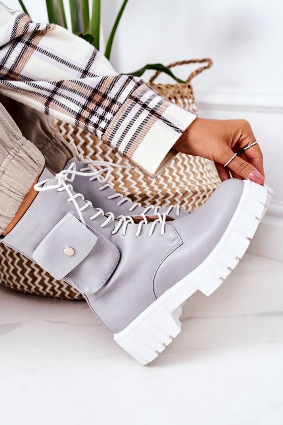 voodriga säärsaapad  Halli värvi Awesome