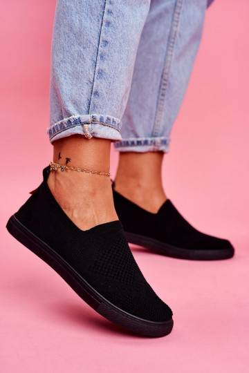Spordijalatsid Slip-on mustad Big Star FF274A609