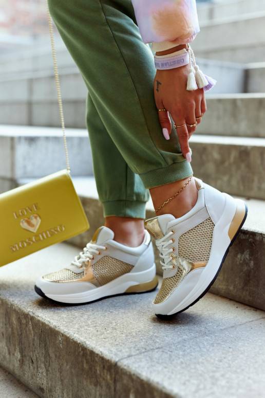 Moodsad spordijalatsid   Sneakers tüüpi jalanõud Valget-Kuldset värvi Danielle