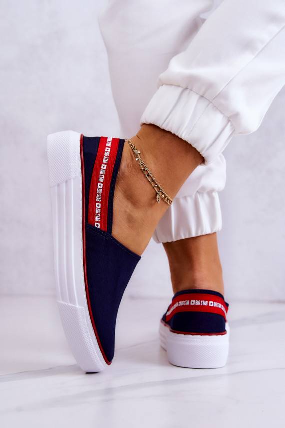 Spordijalatsid Slip On Big Star JJ276009 Sinist värvi-runased