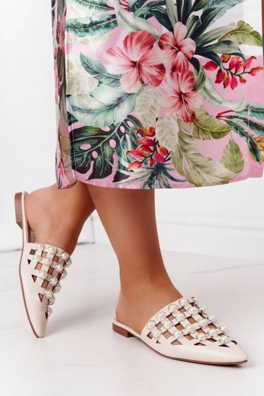 Plätud madala säärega I Perłami beeži värvi Ripple