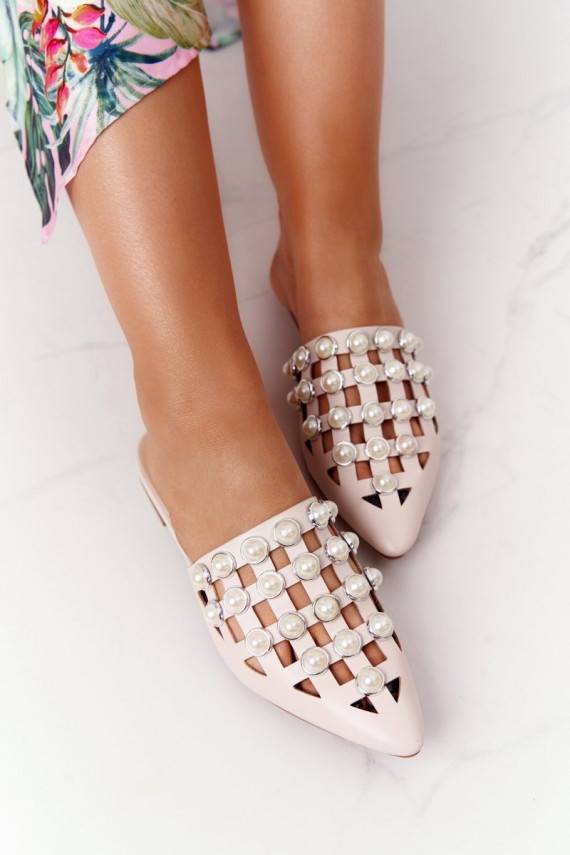 Plätud madala säärega I Perłami beeži värvi Ripple