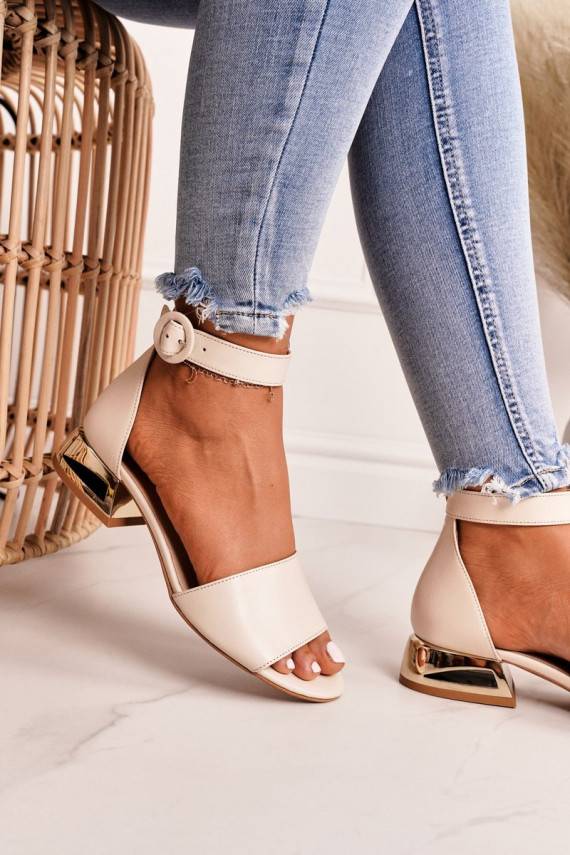 Naistesandaalid   Laura Messi 2143 beeži värvi