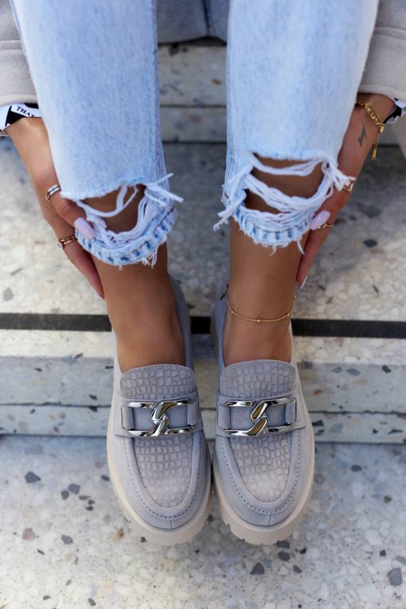 Moekad seemisnakhsed jalatsid  Halli värvi Rayhan