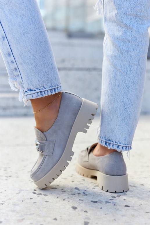 Moekad seemisnakhsed jalatsid  Halli värvi Rayhan