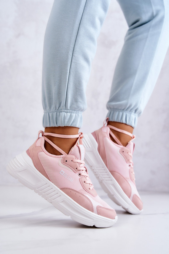 Moekad Sneakers tüüpi jalanõud spordijalatsid Big Star JJ274595 Tumeroosad värvi