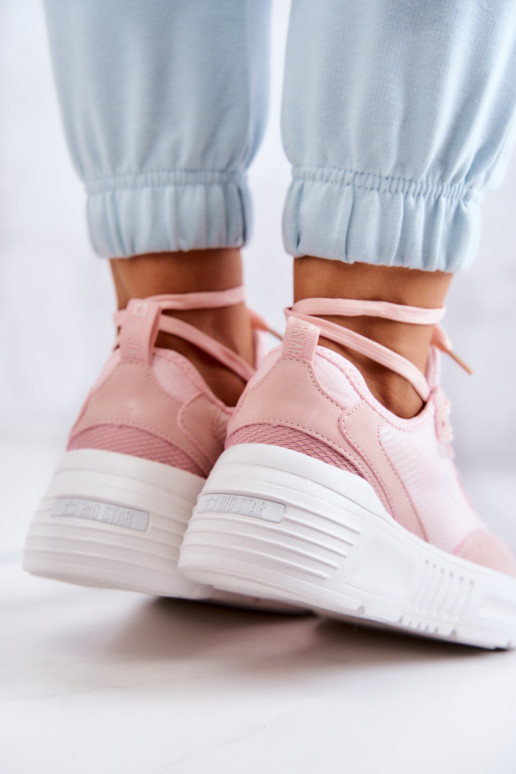 Moekad Sneakers tüüpi jalanõud spordijalatsid Big Star JJ274595 Tumeroosad värvi