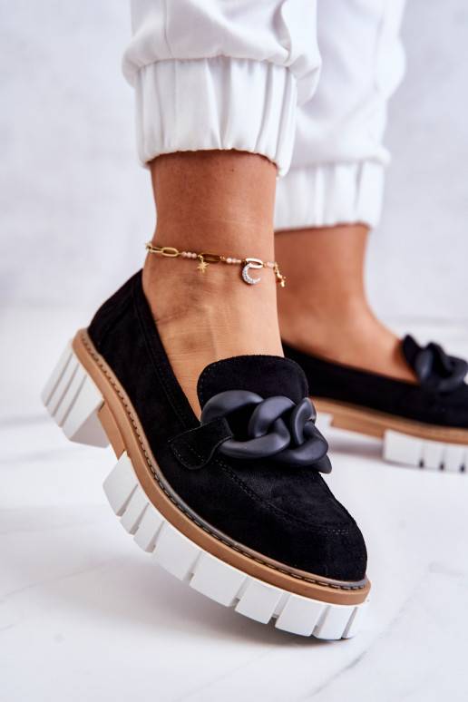 seemisnakhsed jalatsid  kaunistustega mustad Talisa