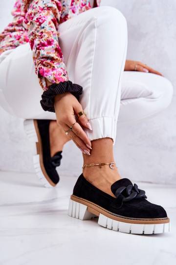 seemisnakhsed jalatsid  kaunistustega mustad Talisa 2