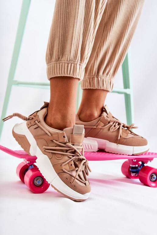 Sneakers tüüpi jalanõud Sportliku stiiliga jalanõud   pruunid värvi Someday