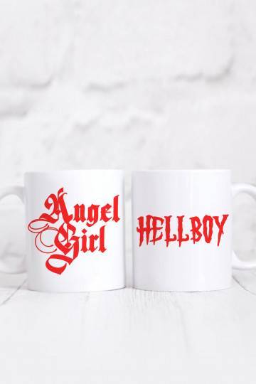 Tasside komplekt  Angel and Hell couple