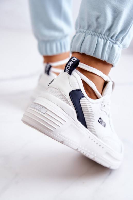 Moekad Sneakers tüüpi jalanõud spordijalatsid Big Star JJ274596 valget värvi