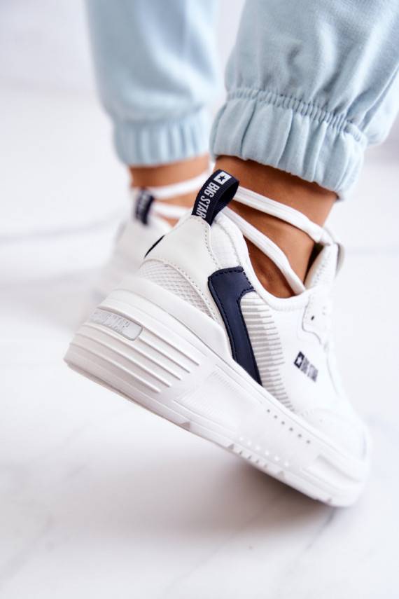 Moekad Sneakers tüüpi jalanõud spordijalatsid Big Star JJ274596 valget värvi