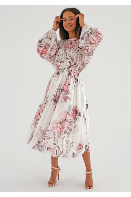 Elvire - Lillemustriga kleit Elvire - Lillemustriga kleit