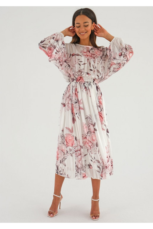 Elvire - Lillemustriga kleit Elvire - Lillemustriga kleit