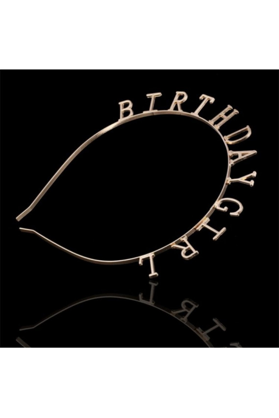 Stiilset peapael BIRTHDAY GIRL O153