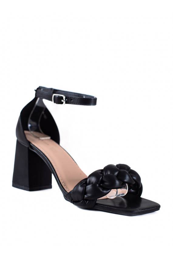 Mustriga sandaalid Naiste