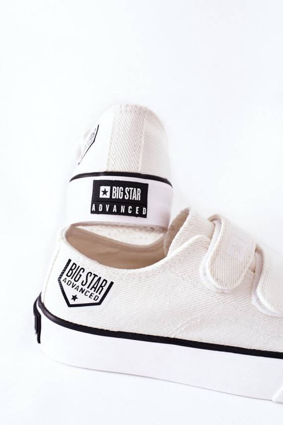 Laste vabaajajalatsid krõpsudega kinnitatav Big Star FF374061 valget värvi