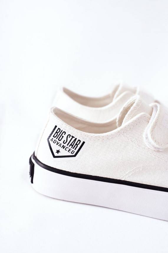 Laste vabaajajalatsid krõpsudega kinnitatav Big Star FF374061 valget värvi