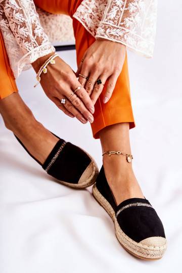 Klassikalise mudeli    espadrillid mustad Cersei 2