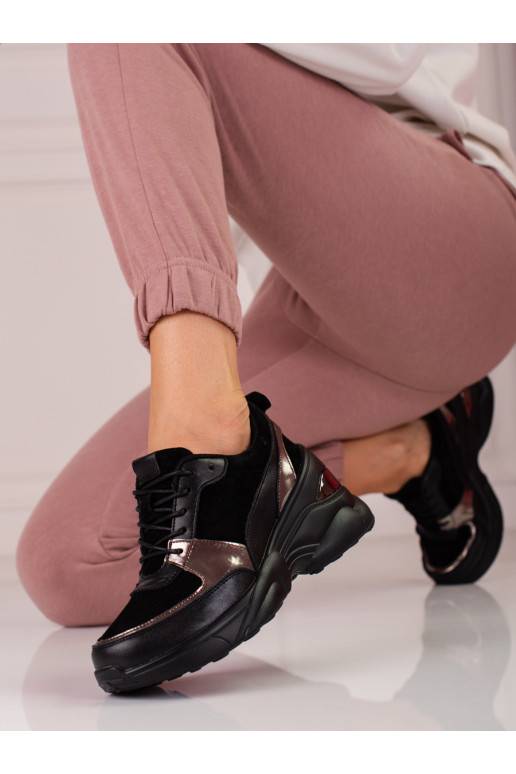 Sneakers tüüpi jalanõud   damskie Mustad Shelovet