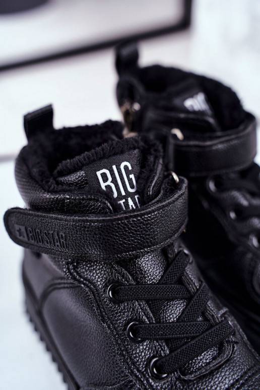 Laste jalanõud voodriga Sportliku stiiliga jalanõud Big Star GG374040 mustad