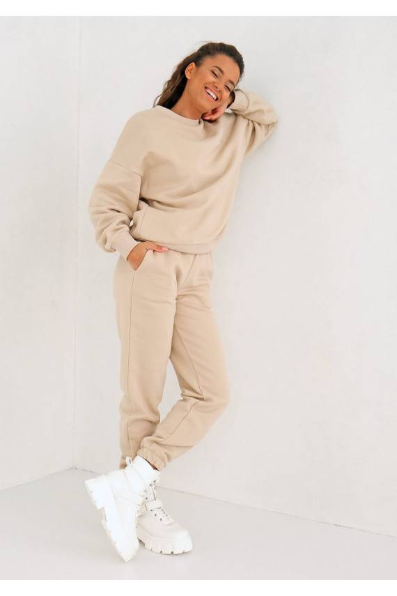 Warm Sand loose fit treeningpüksid