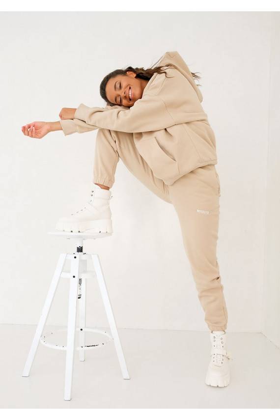 Warm Sand loose fit treeningpüksid