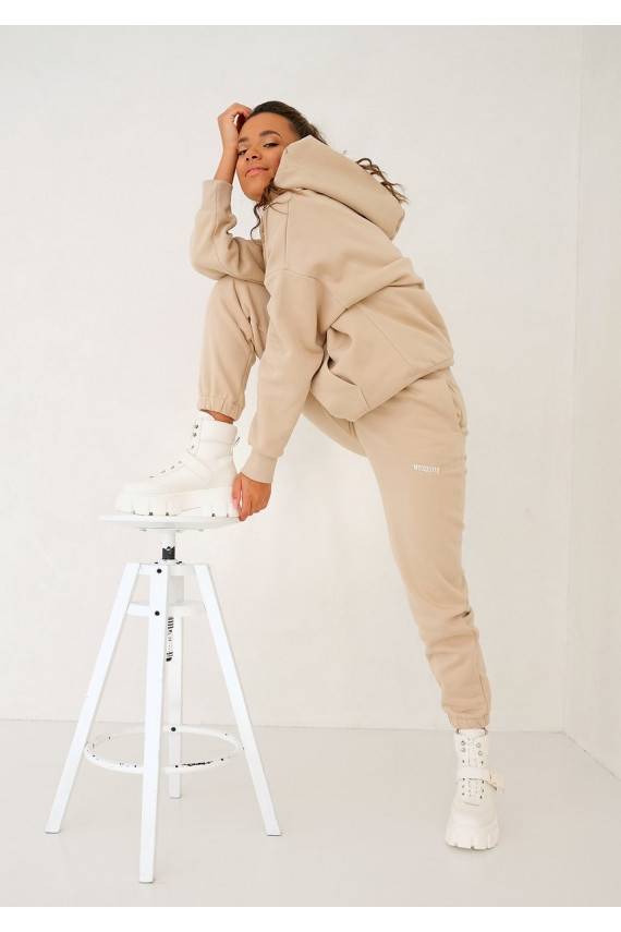 Warm Sand loose fit treeningpüksid