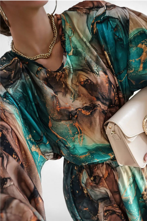 Roheline kleit Green Marble